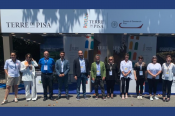 Foto del gruppo Terre di Pisa alla Borsa Mediterranea del Turismo di Napoli 2021
